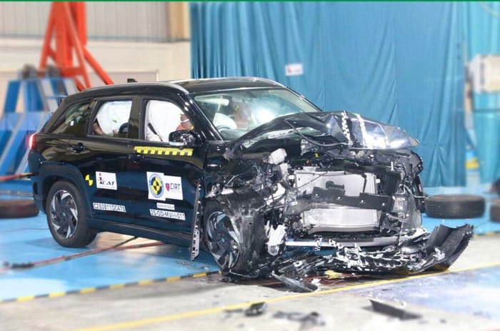 Maruti Suzuki Victoris scores 5-star safety rating at Bharat NCAP